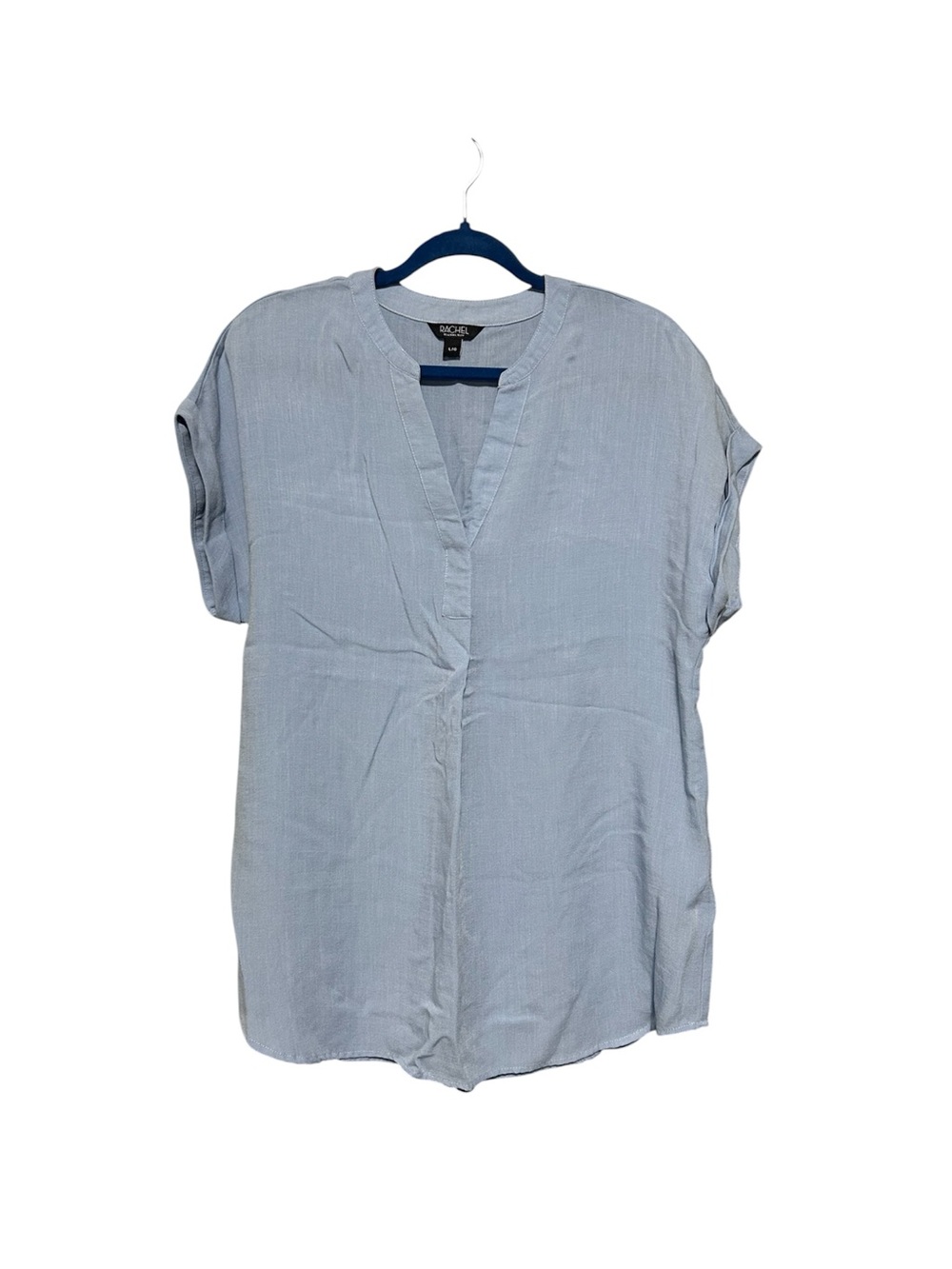 Rachel by Rachel Roy Light Blue Blouse | Breezy Summer Top | Size L | Clean Girl